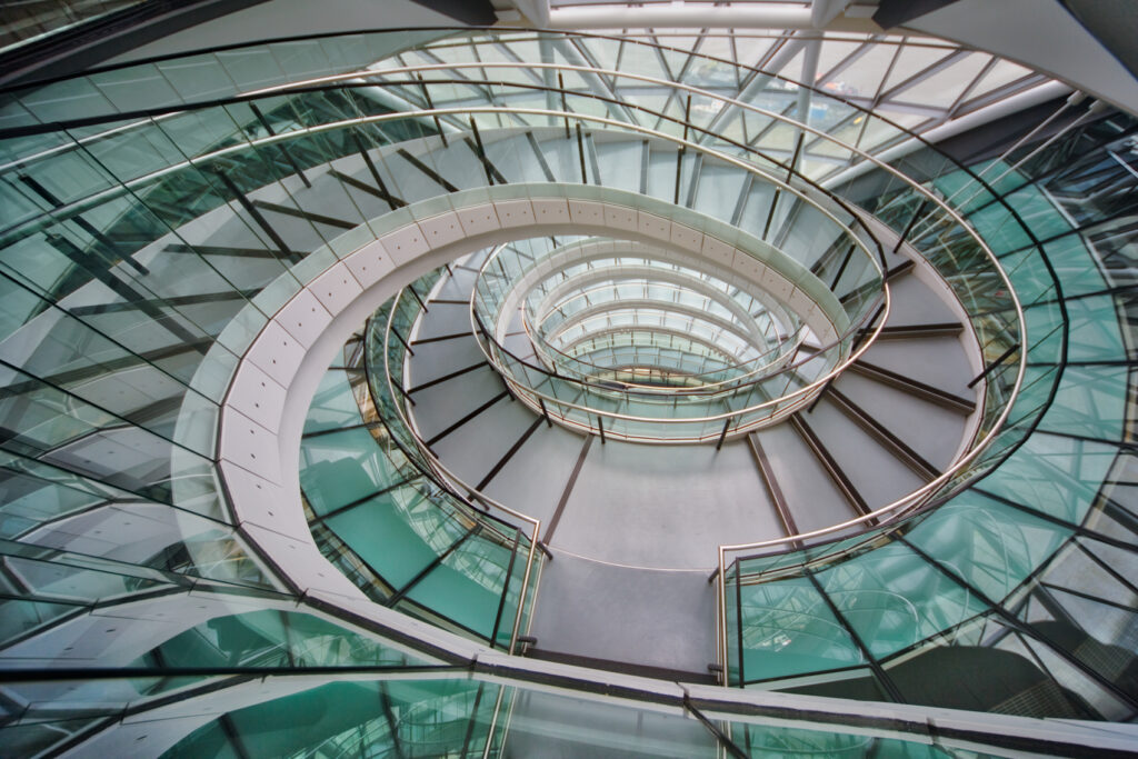 Former City Hall - London - staircase
