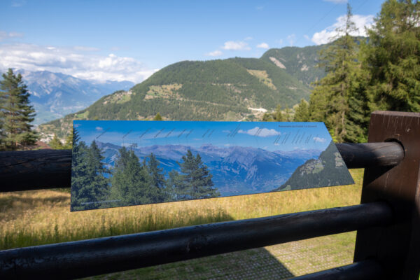 Private Panorama installed in La Tzoumaz